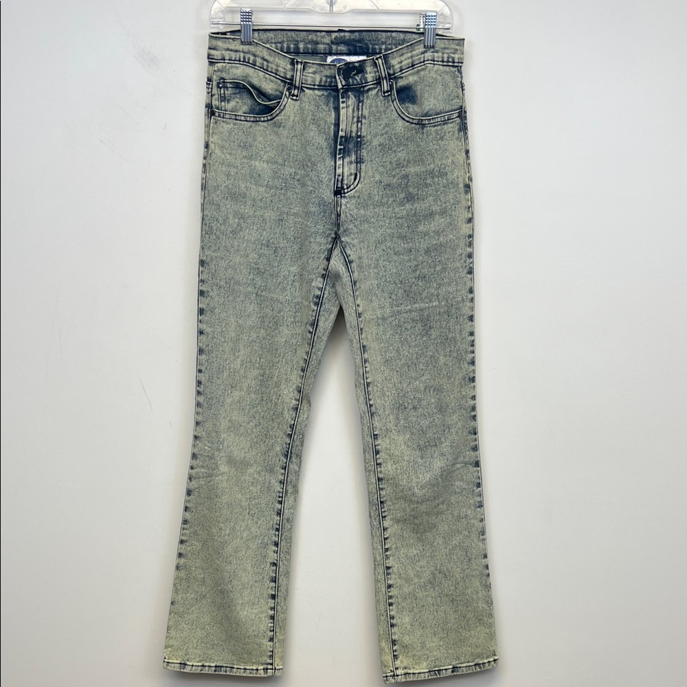 DG2 Diane Gilman Women’s Acid Wash Blue Denim Jeans Size 8
